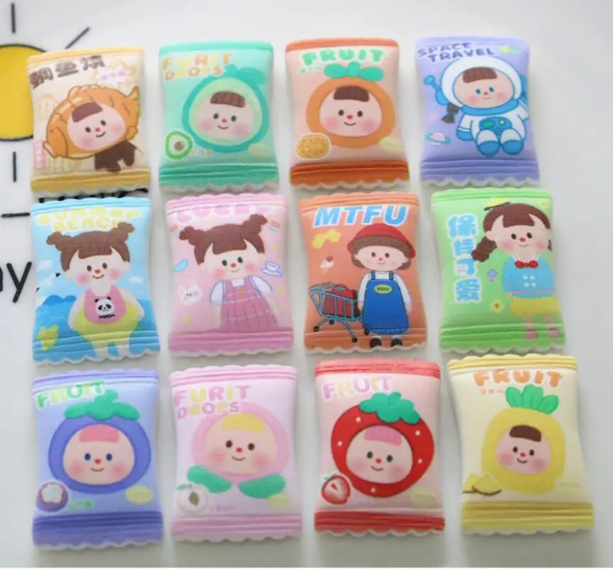 

Кавайная искусственная еда из смолы, Мультяшные конфеты, скрапбукинг, аксессуары для рукоделия, Декор