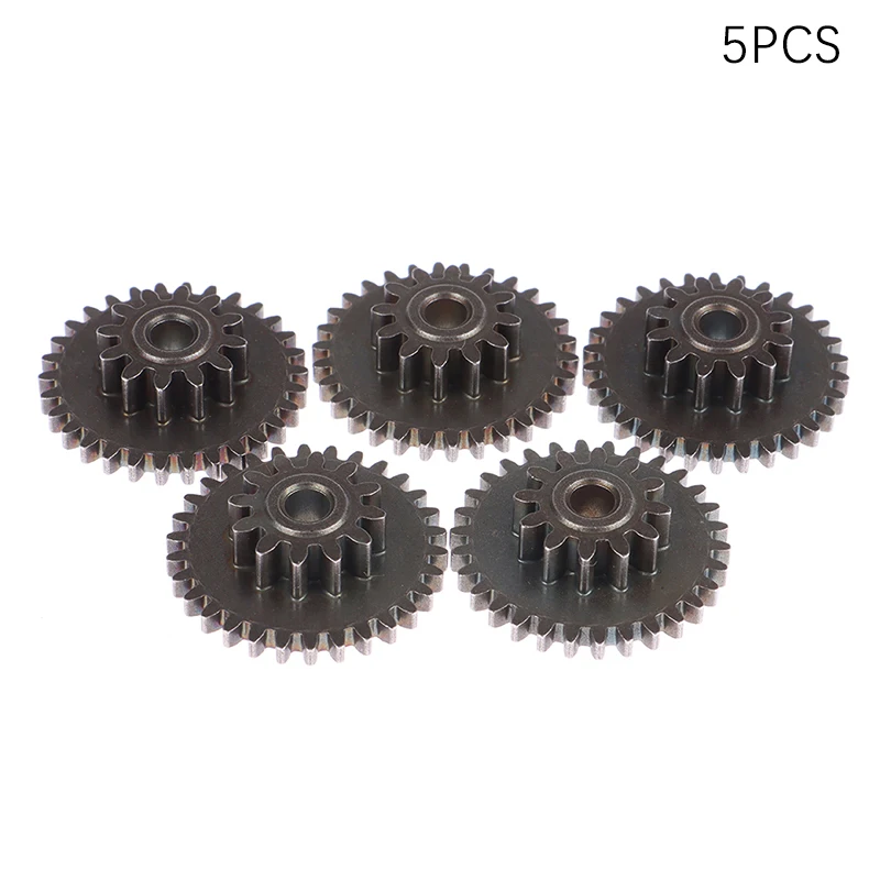 

5 PCS 1M 12T 0.8M 30T duplex gear OD 25.3MM 14mm gear-box motor metal gears