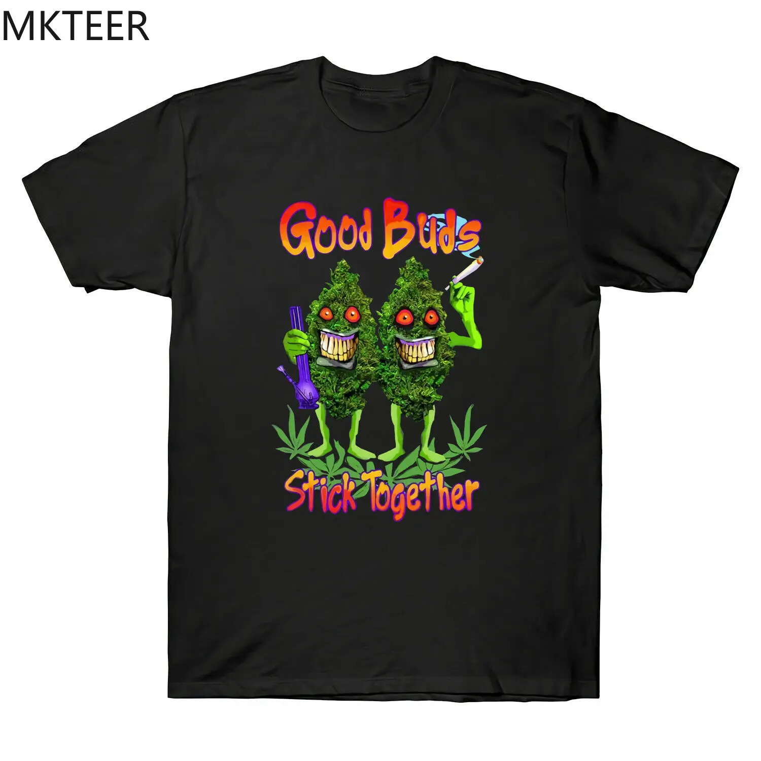 Забавная Мужская футболка из хлопка с рисунком травы хороших бутонов вместе