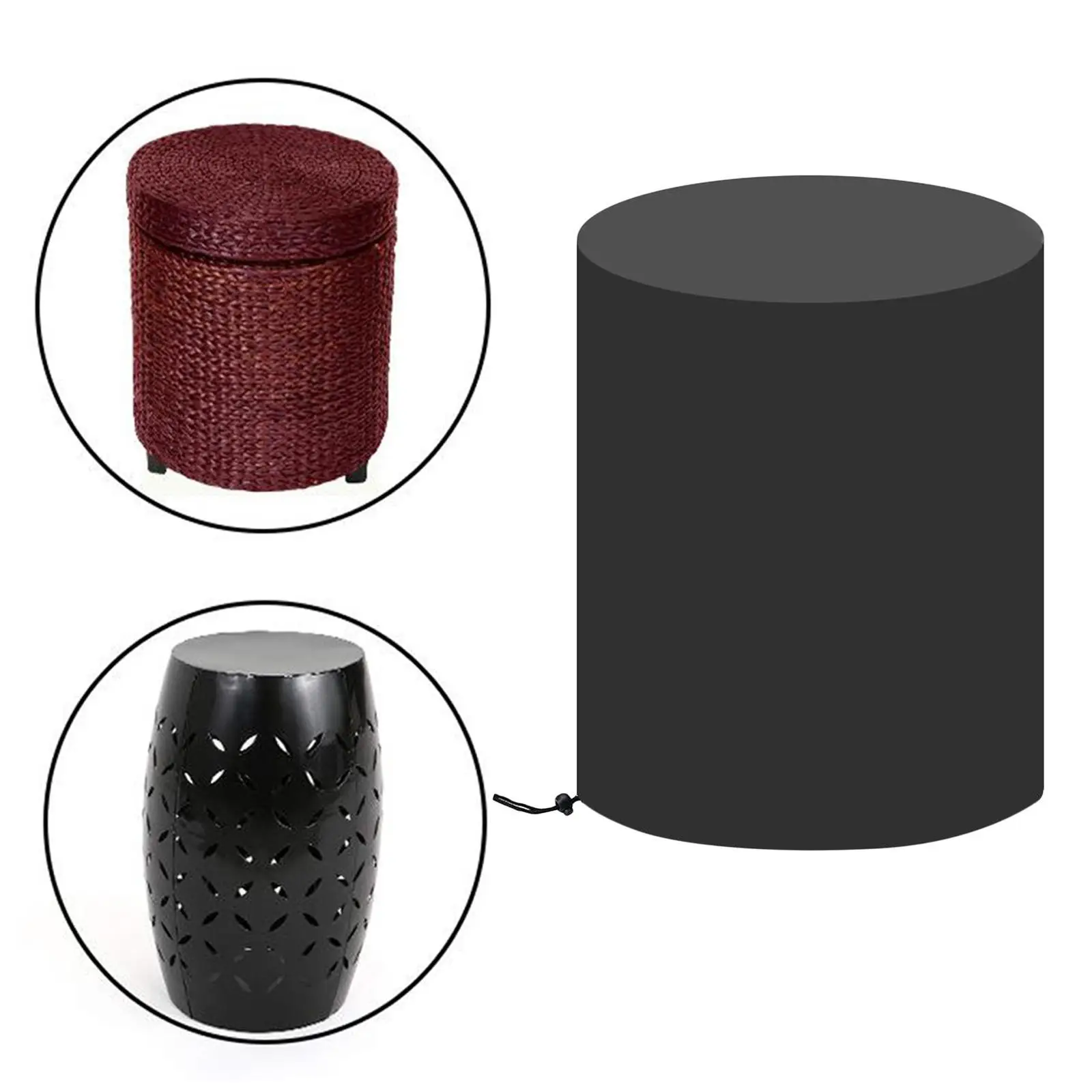 Круглый чехол для чайного столика патио маленький круглый стола