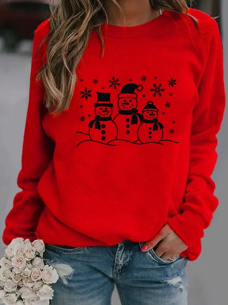 

Festival Print Woman 90s Cute Merry Christmas Graphic Sweatshirts Casual Women Female Hoodies Fashion Pullovers