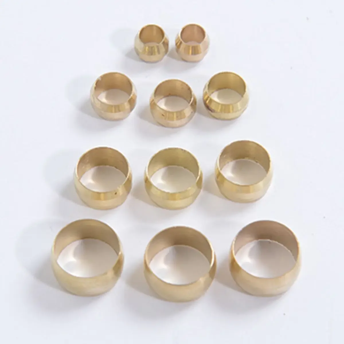 

В упаковке латунная втулка для 3/4/5/6/8/10/12/14/16/18/20 мм наружная/D трубка сжатия воздуха, пневматическая втулка, наконечник с наконечником