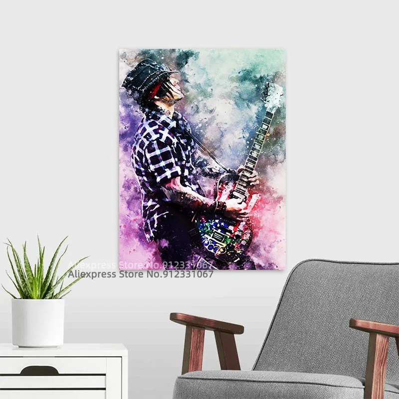 DJ Ashba художественные плакаты и принты Настенная картина искусство декоративная