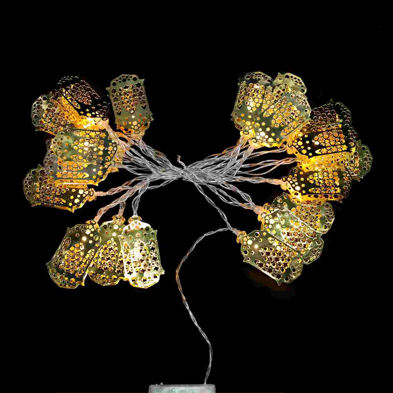 

Muslim Ramadan String Light Eid Mubarak Hanging Light String Pendant for Decor