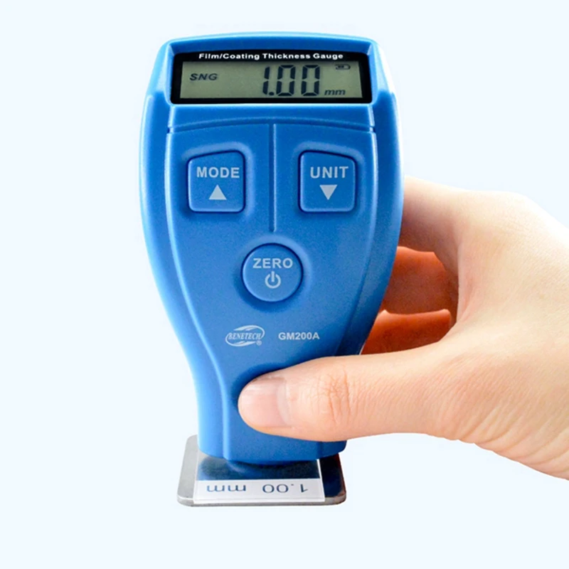 Mini Digital Car Coating Thickness Gauge 0-1.8MM Automotive Paint Film Thickness Metal Substrate Surface Measuring Tools GM200A