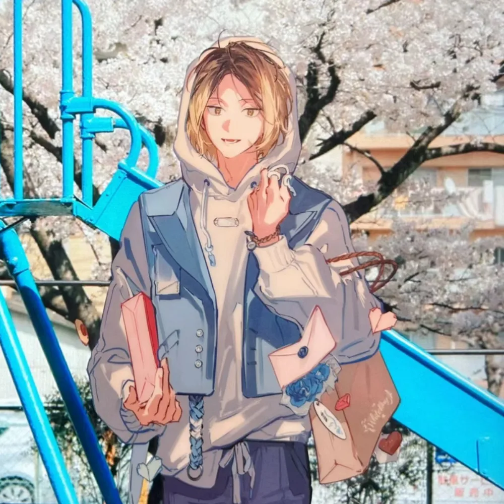 Новый Хайкю!! Фигурка на акриловой подставке Oikawa Tooru Kozume Kenma аниме периферийные