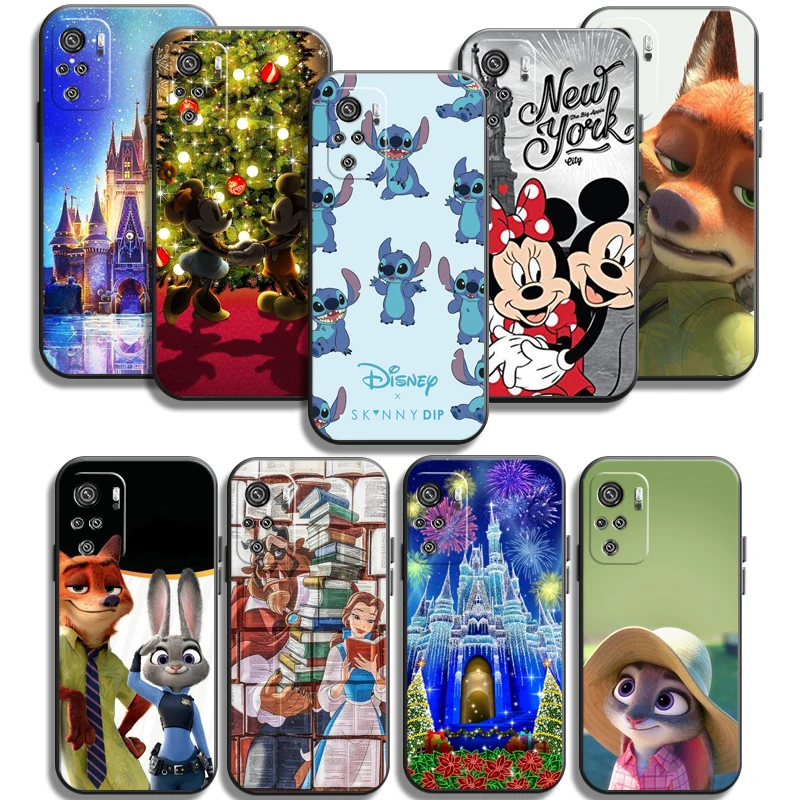 

Disney Animals Phone Cases For Xiaomi Redmi Note 10 10 Pro 10S 10 5G Cases Soft TPU Carcasa Funda