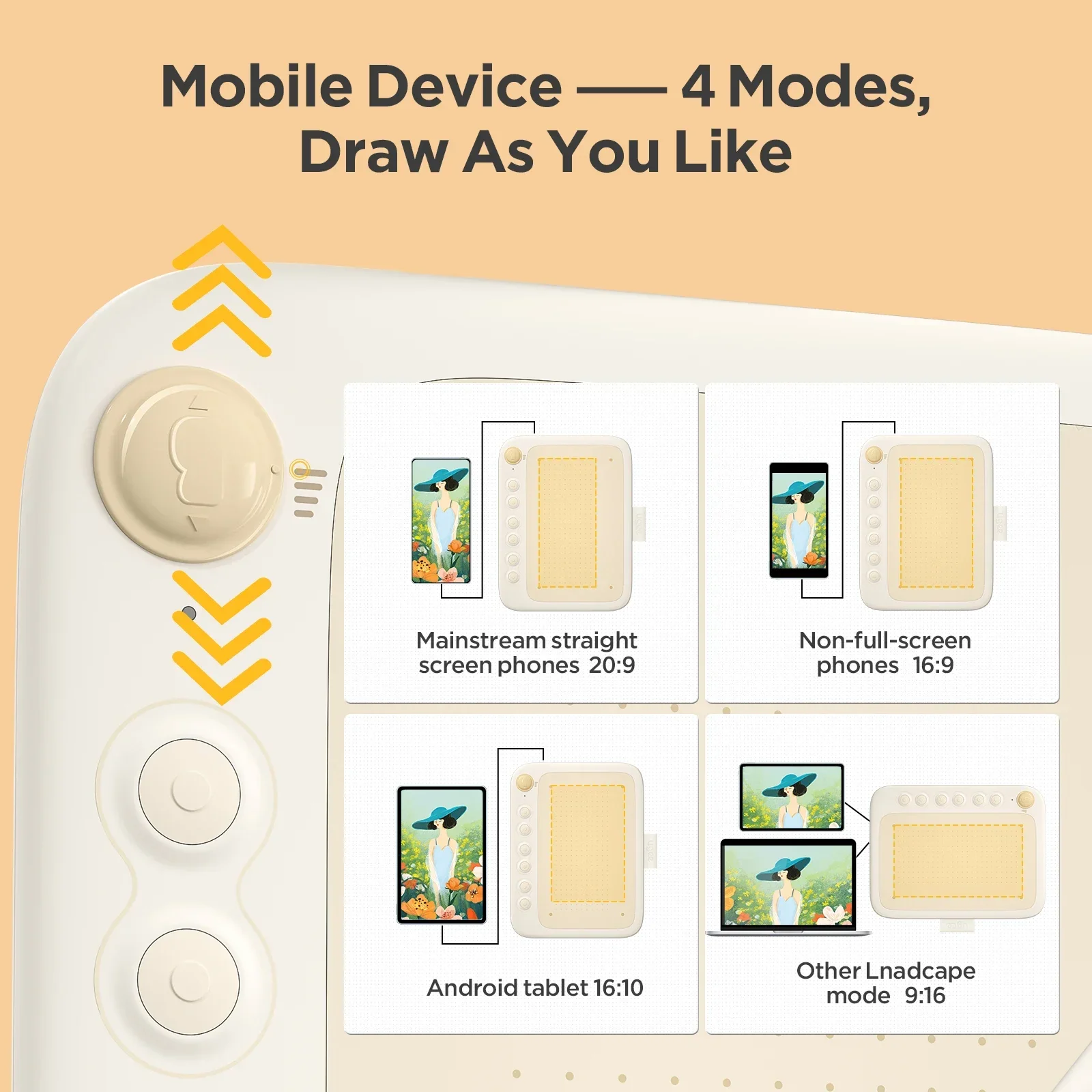 Ugee Q6 6*4 дюйма Графический планшет Цифровые планшеты с функцией наклона 6