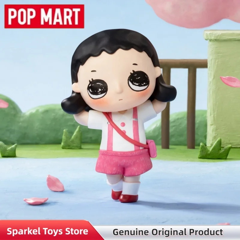 Фото Коллекционная фигурка POPMART Nyota X Chibi Maruko Chan: Слепая коробка-сюрприз, милая коллекционная фигурка, игрушка-подарок для взрослых №5