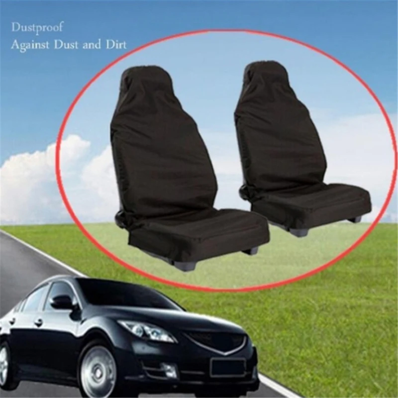 

1 Set Front Rear Car Seat Cover Protectors Waterproof Nylon Seat Covers Universal Water Resistant Car Interior Accessories