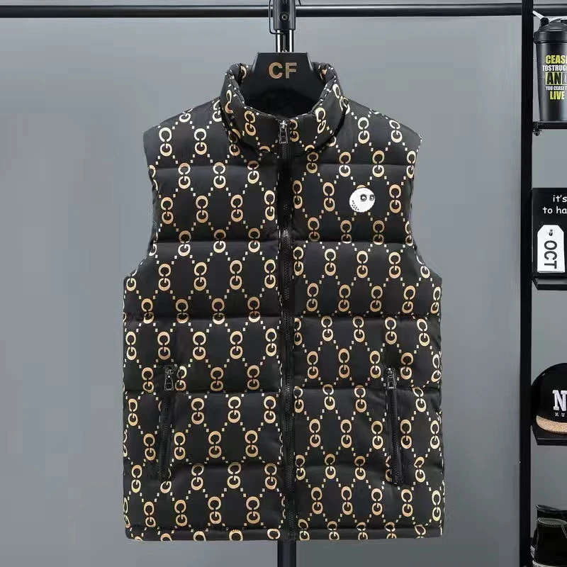 

Golf Windproof men's shirt horse waterproof vest men's ultra light sleeveless down jacket Malbon men's golf vest golf shirt