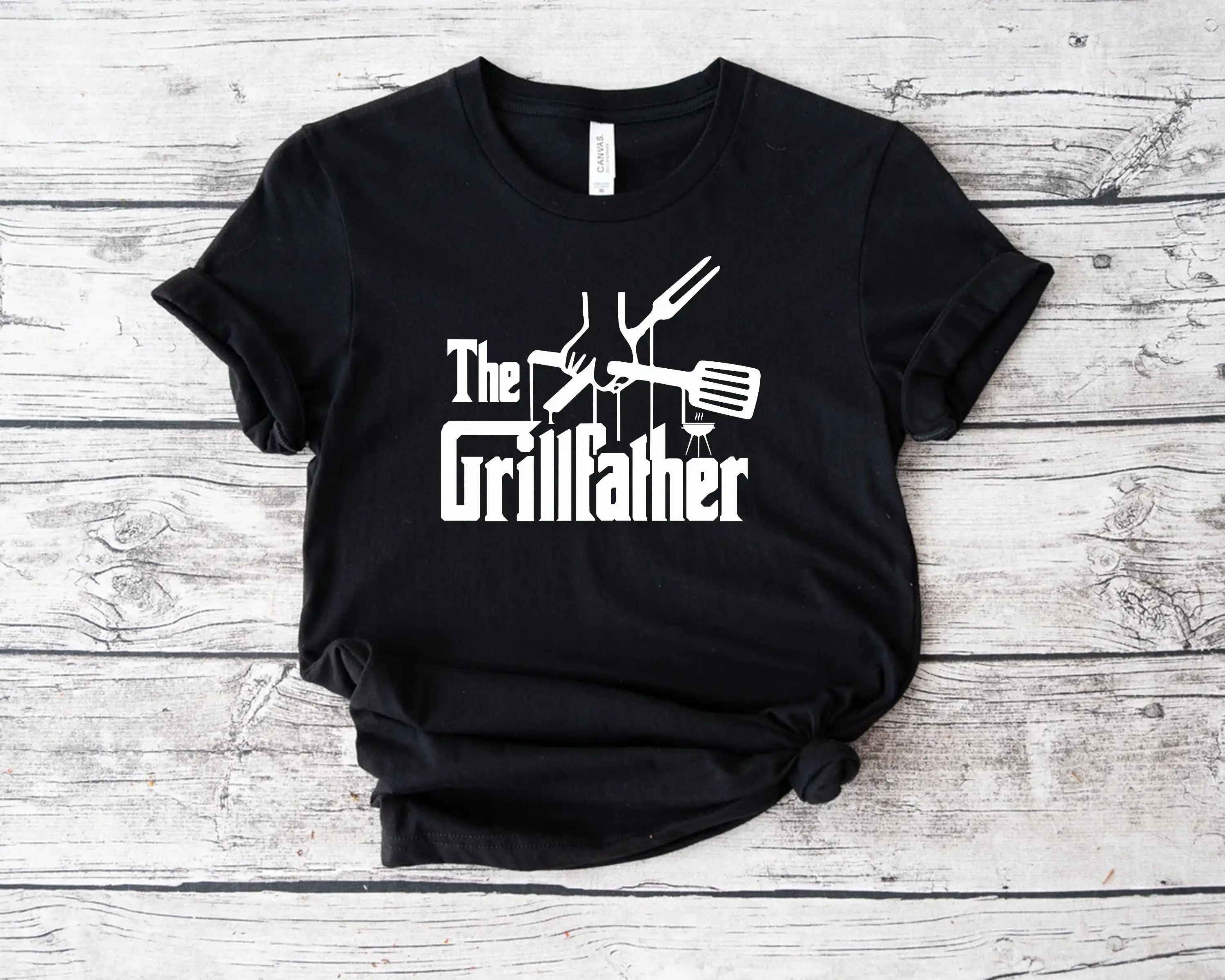 Футболка Grillfather забавная вечеринка для барбекю день отца гриль мастер папа
