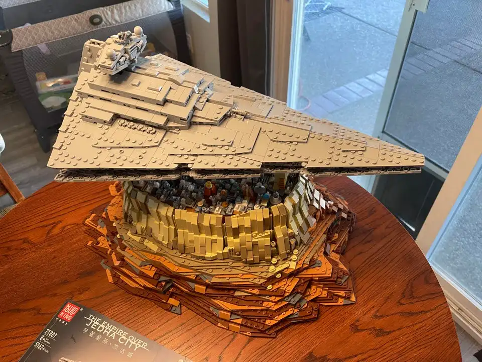 Конструктор Империя над джидой Звездные игрушки Разрушитель из войн круизный