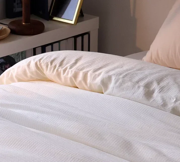 Комплект теплого постельного белья из натурального хлопка