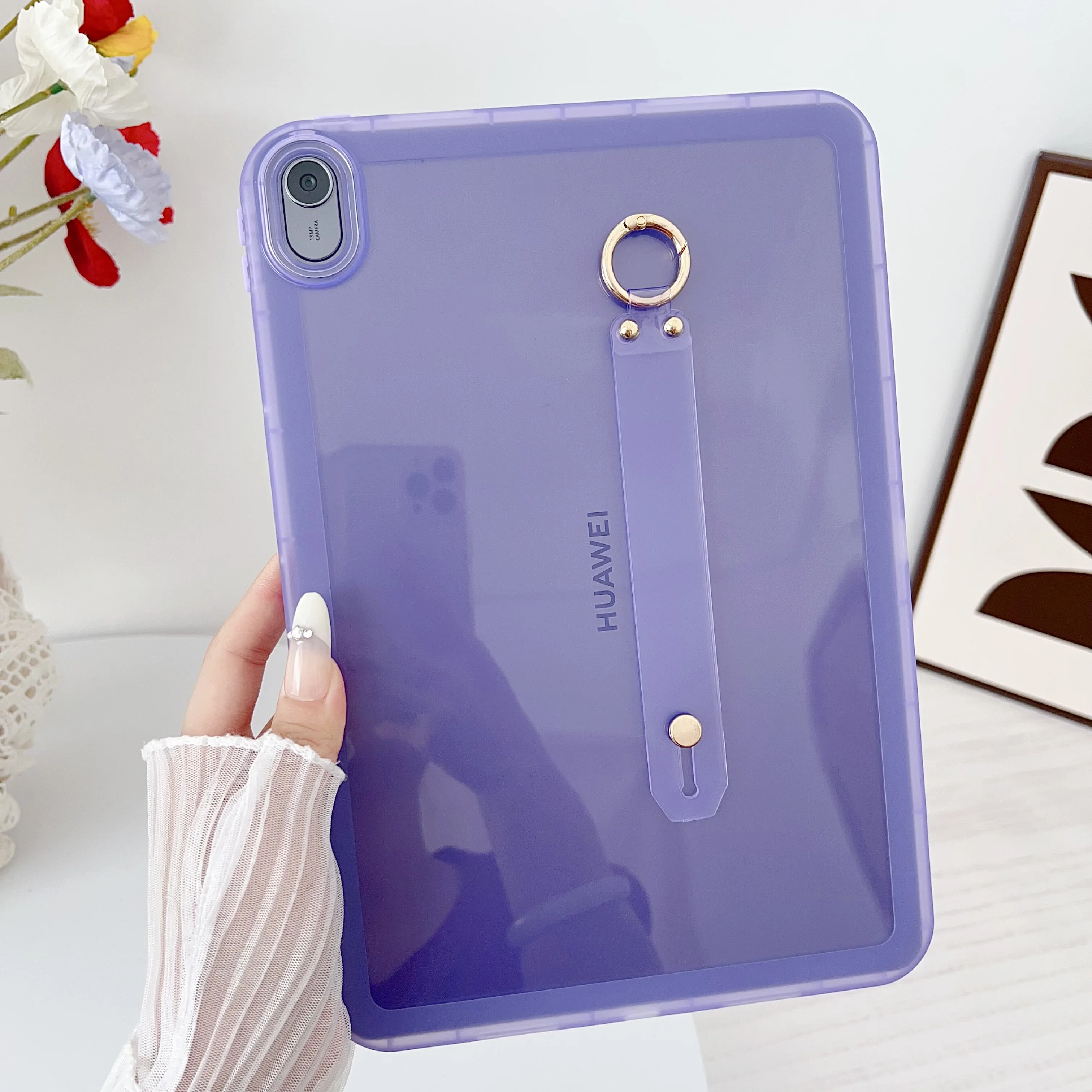 Светлый цветной чехол для Huawei MatePad 11 SE 10.4 10.1 Pro 10.8 5G мягкий из ТПУ MediaPad M6 2019 с