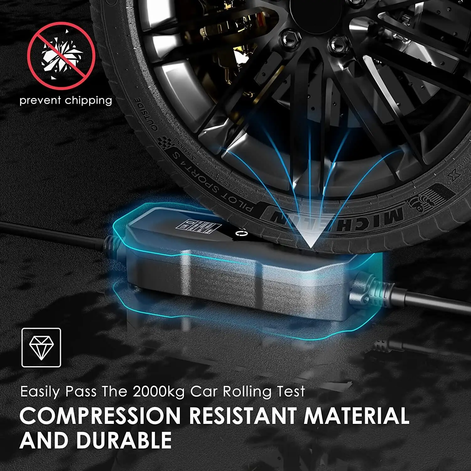 Портативное зарядное устройство для электромобилей тип 2 1 Тип 32A EVSE с вилкой