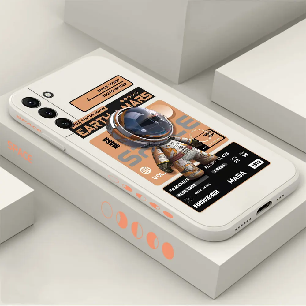 

Чехол для телефона Mech астронавт для Samsung Galaxy S23 S22 S21 S20 FE Ultra 5G S11 S11E S10 S10E S9 Plus Lite