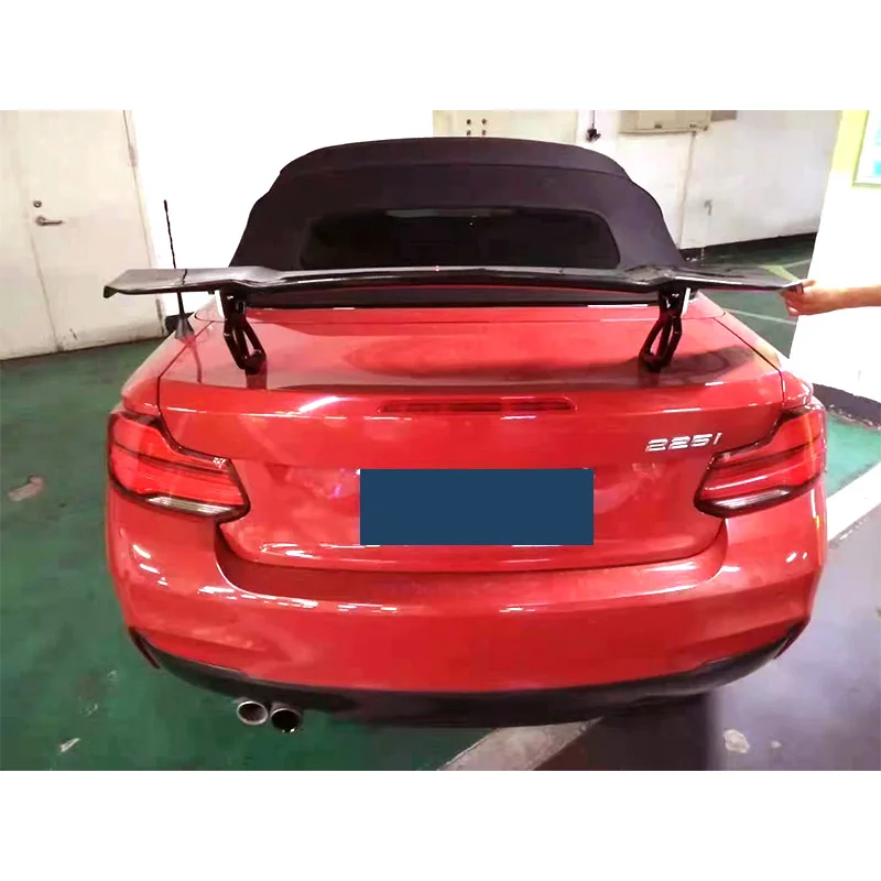 УГЛЕРОДНЫЙ спойлер для рисования Audi TT Тип V ABS пластиковый Автомобильный задний