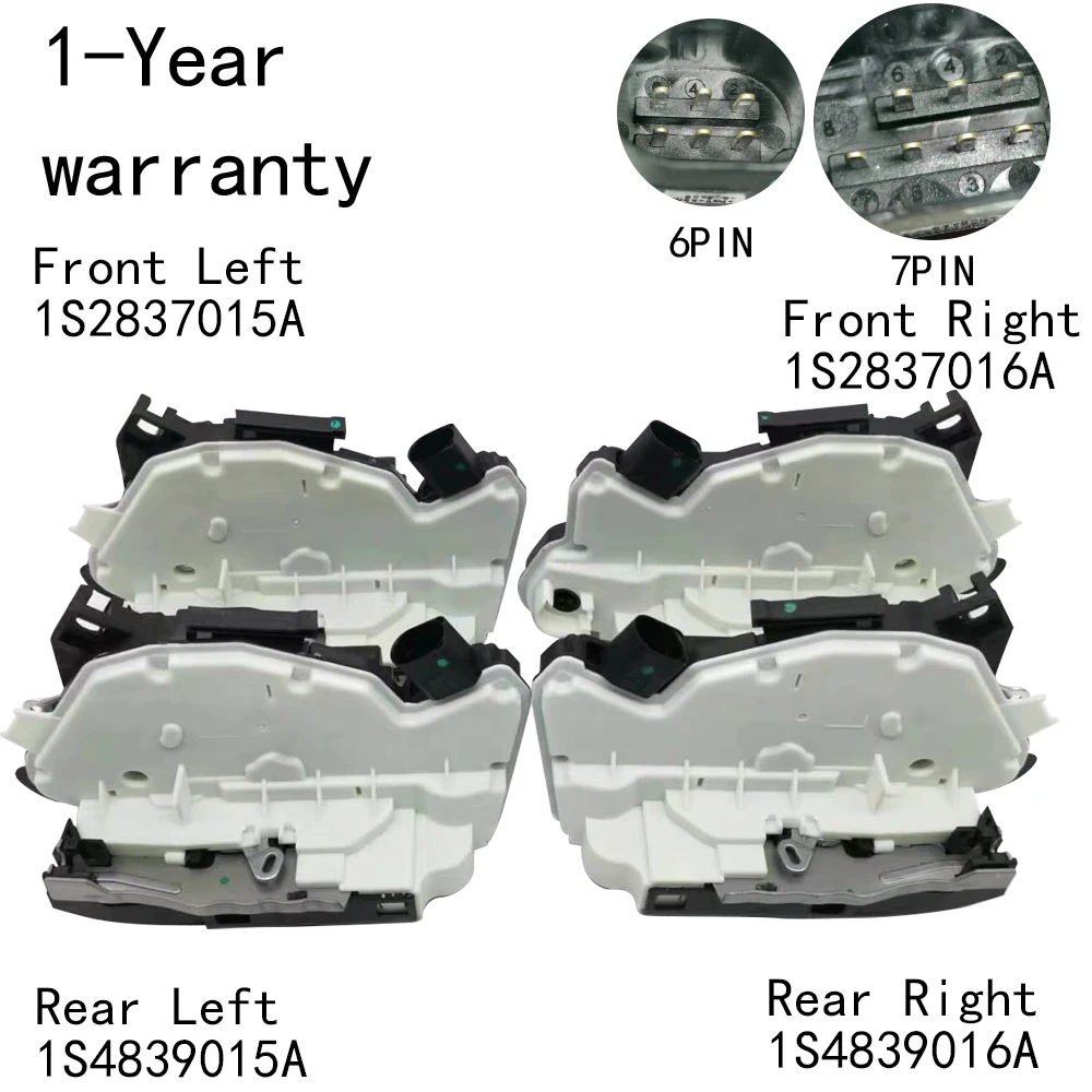 Привод дверного замка с правым приводом для VW e-up Skoda CITIGO Seat Mii 1S 2837015 A 2837016 4839015 4839016