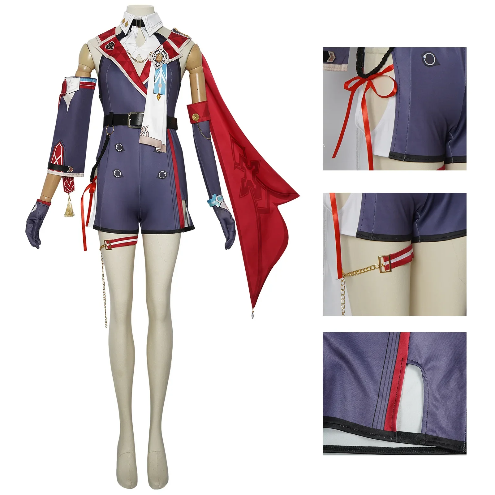 Star Rail Topaz Косплей Костюм Honkai Numby Сексуальный Топаз Джабта Ретривальные Костюмы