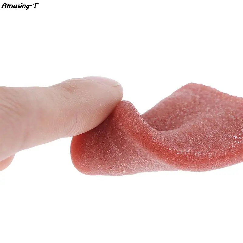 2X horror funny magic tricks fake simulation tongue decompression toy prank toys