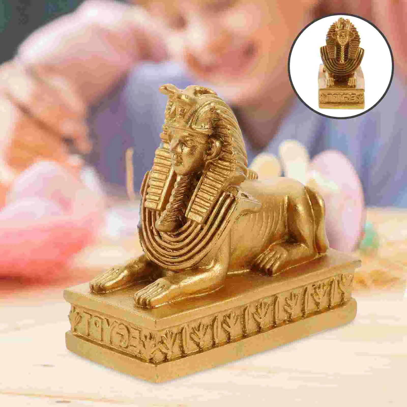 Декор для аквариума украшения скрытая модель подводный сфинкс поделки из