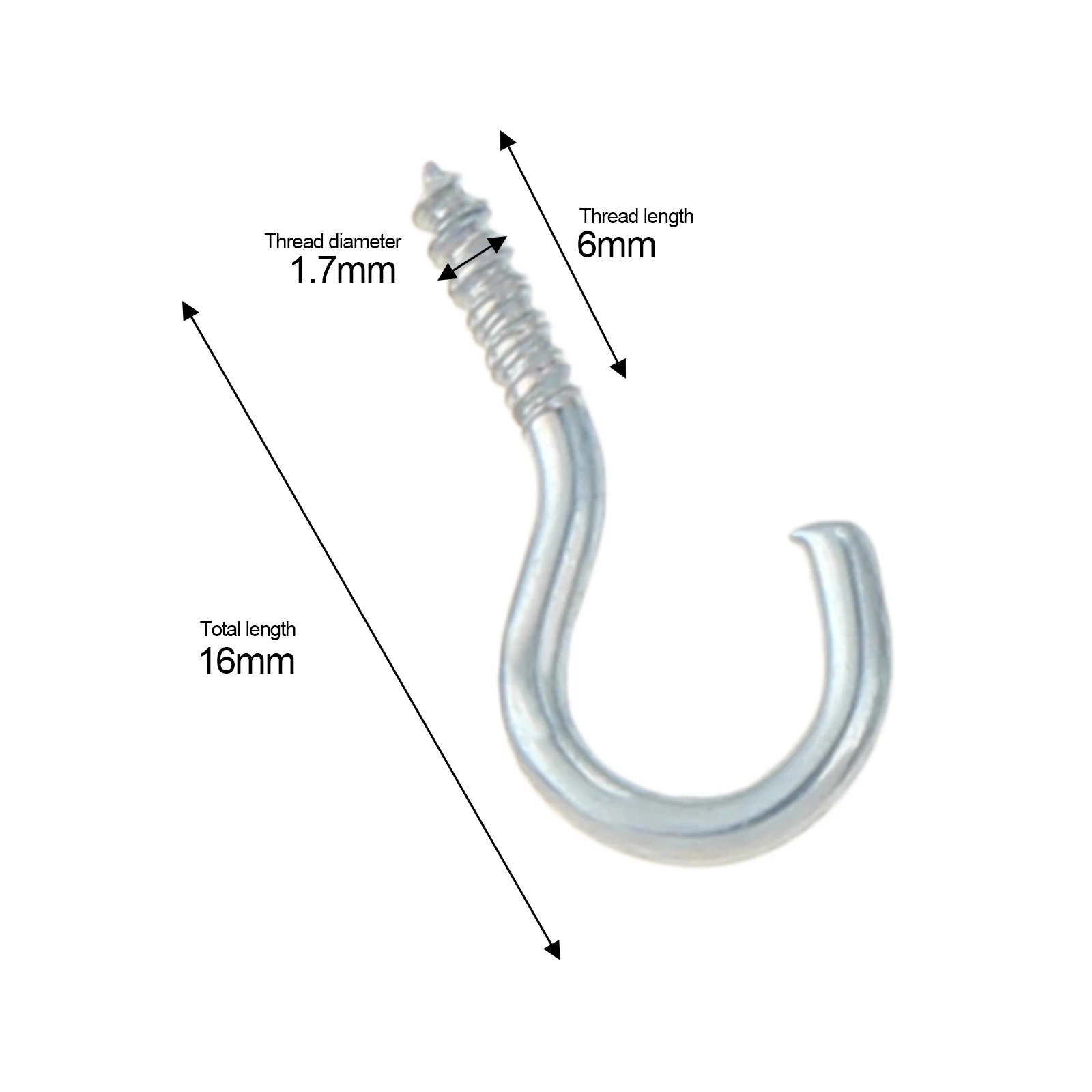 

50/20/10/5 шт. металлические ввинчивающиеся спиральные крючки для чашек, домашняя фоторамка, занавеска, лампа для растений, потолочный светильник, шкаф, инструмент для автофургона, вешалка для глаз