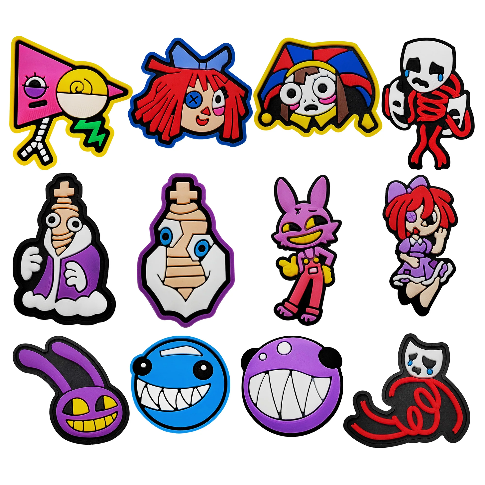 12 шт./набор подвески из ПВХ для обуви