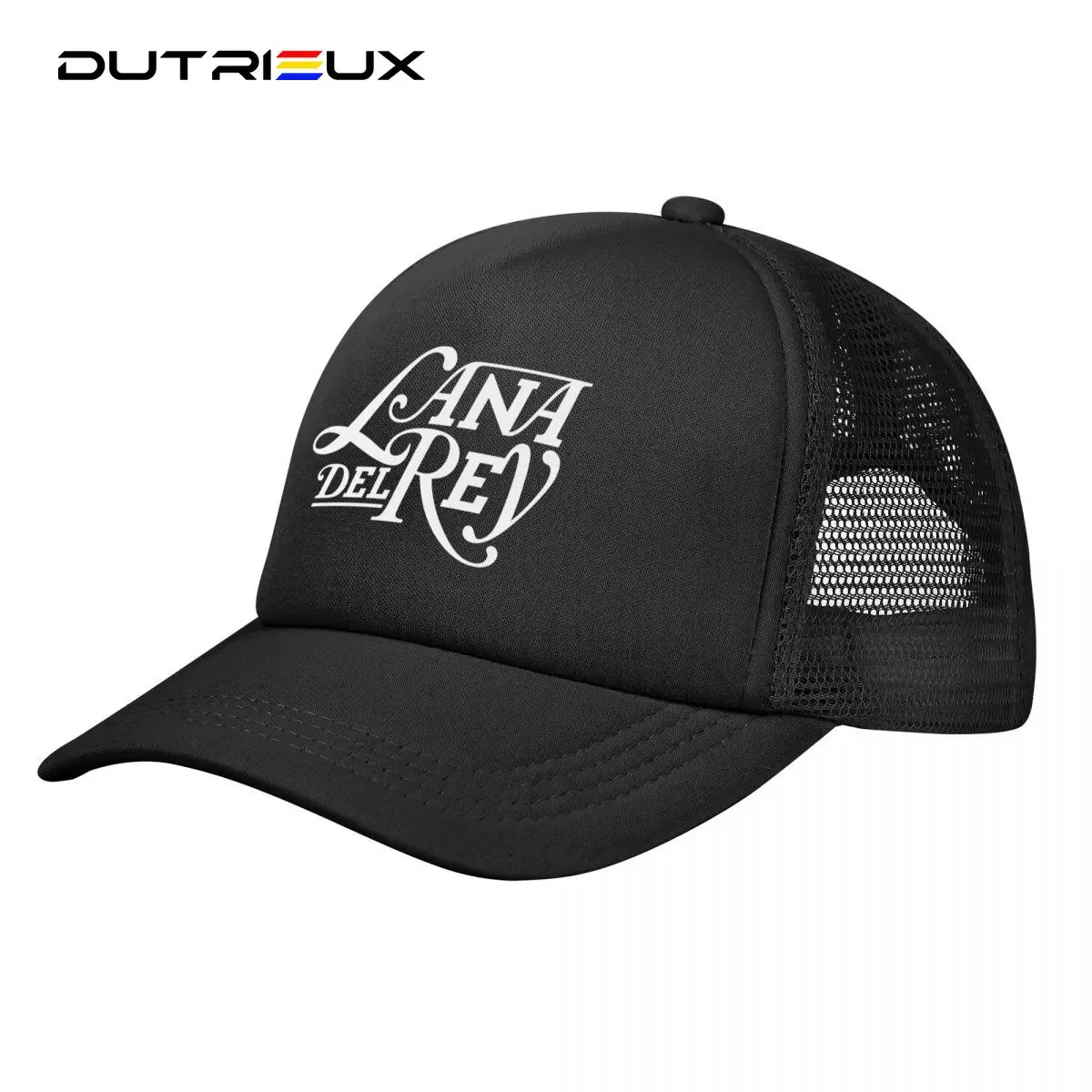 

Lana Del Rey Stretchy Trucker Hat Mesh Baseball Cap Adjustable Snapback Closure Hats for Men Women Comfortable Breathable
