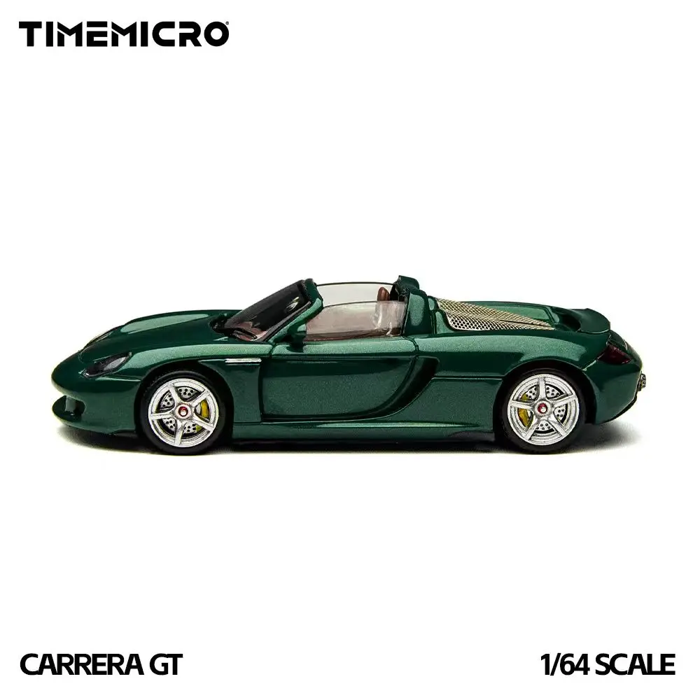 Фото Модель британского гоночного автомобиля TimeMicro1:64, зеленая, с имитацией покраски, из сплава, для хобби, коллекций и демонстрации №3
