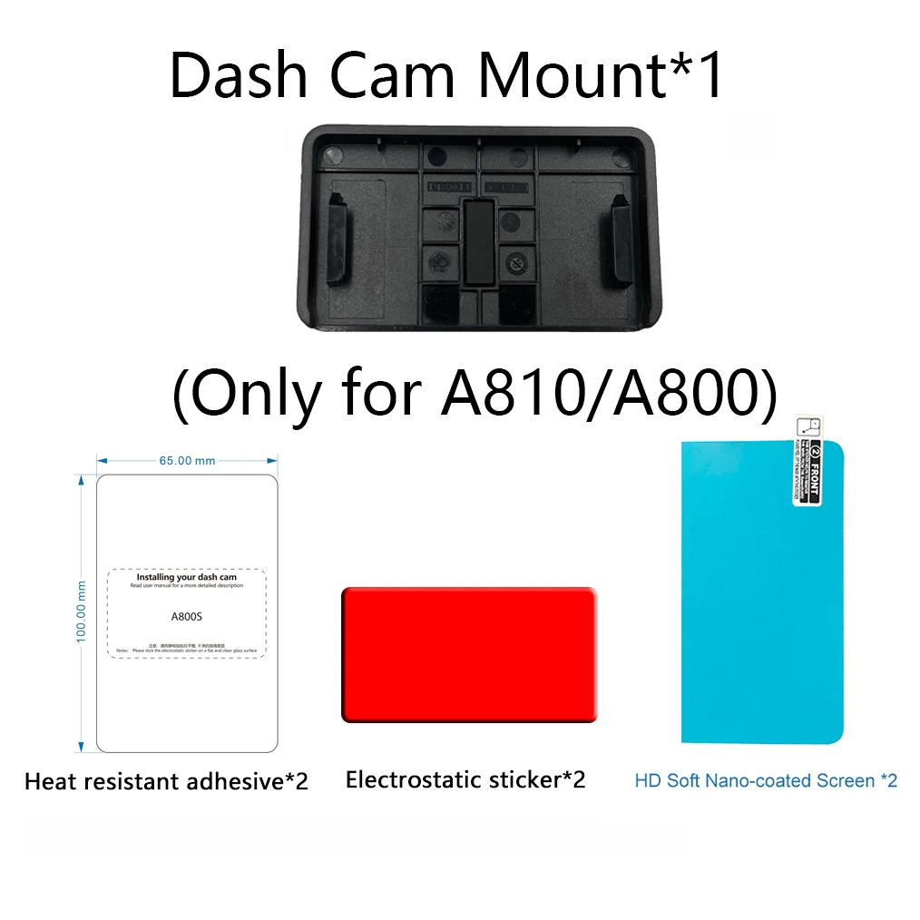 

Крепление для видеорегистратора 70mai, крепление для видеорегистратора 70mai A810, крепление для автомобильного видеорегистратора 70mai A810, статические наклейки