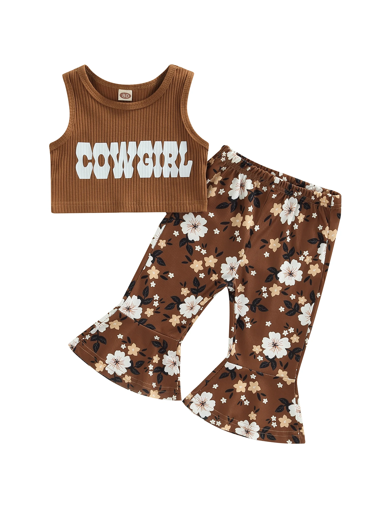 

Летний наряд для маленьких девочек, футболка без рукавов, верх, повседневный комплект одежды из 2 предметов