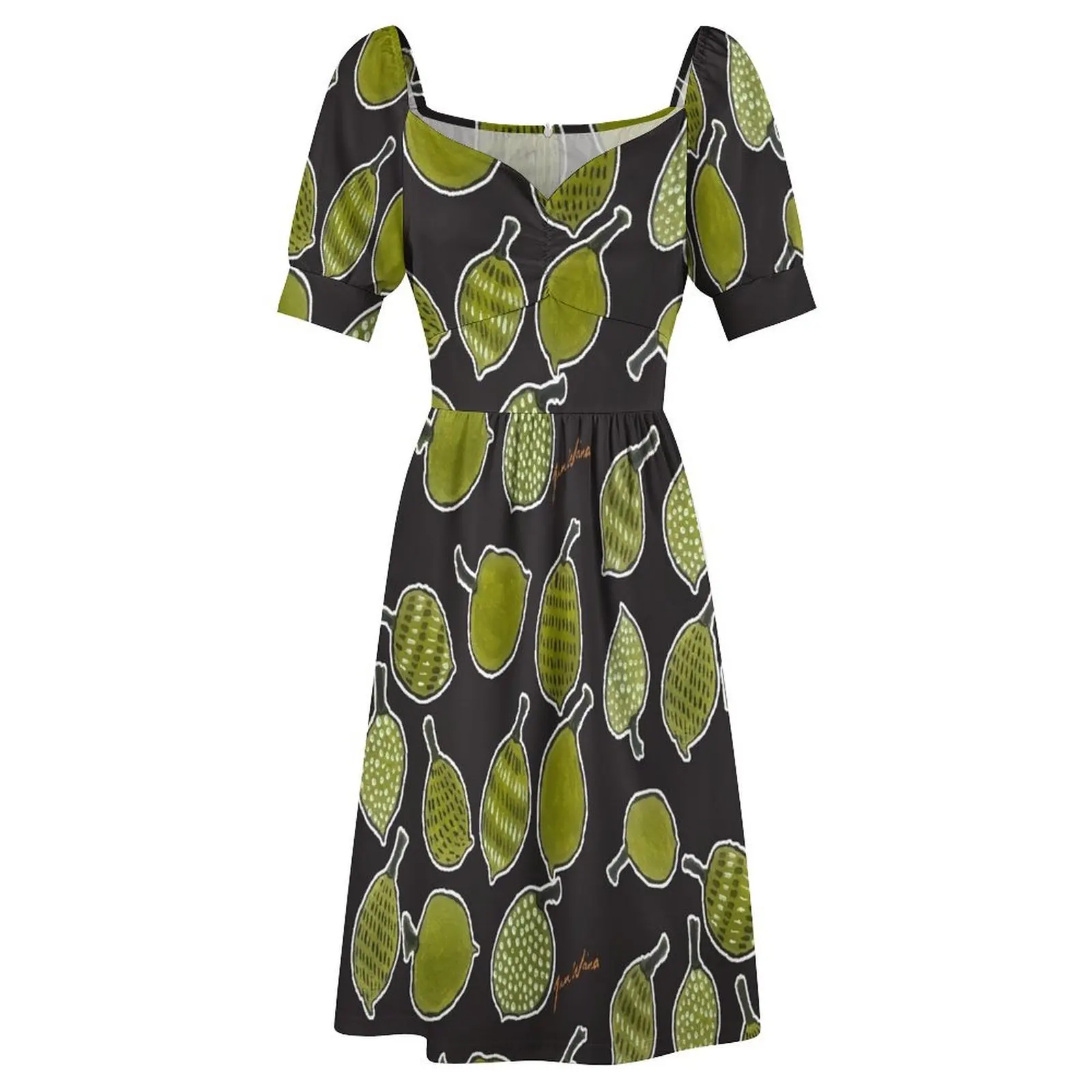 Jumulu - Boab орехи платье с короткими рукавами бандажное церемониальные платья