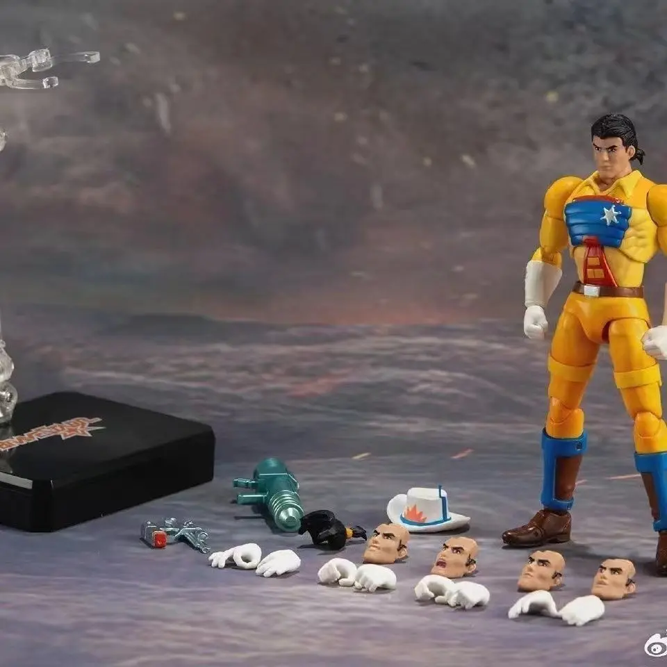 Фото В наличии: Подвижная коллекционная фигурка-игрушка Dasheng Model GT BraveStarr Star Sheriff, 7 дюймов. №2