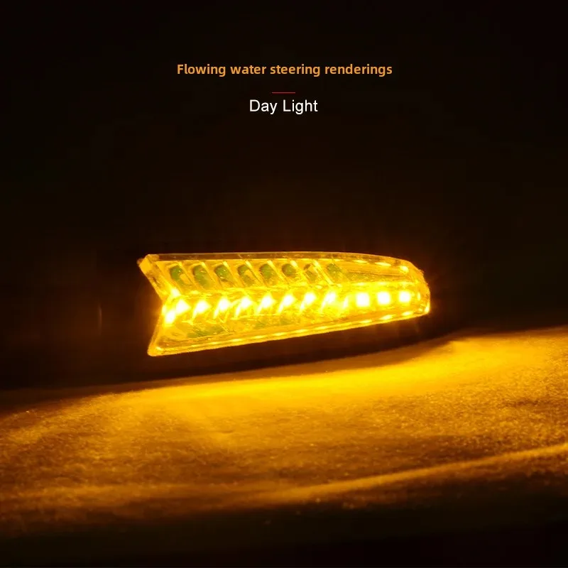 Двухцветная светодиодная мотоциклетная лампа поворота для пересечения воды