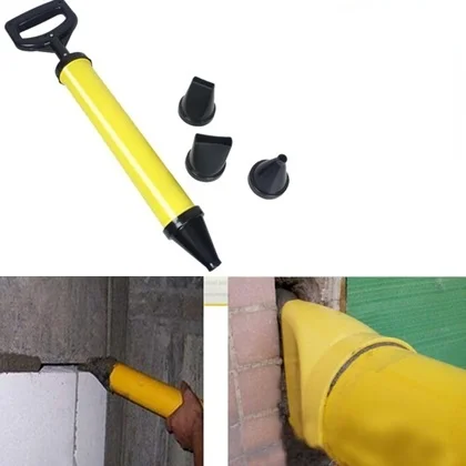 

Caulking Gun Mayitr Pointing Brick Grouting Mortar Sprayer Applicator Tool for Cement lime With 4 Nozzles