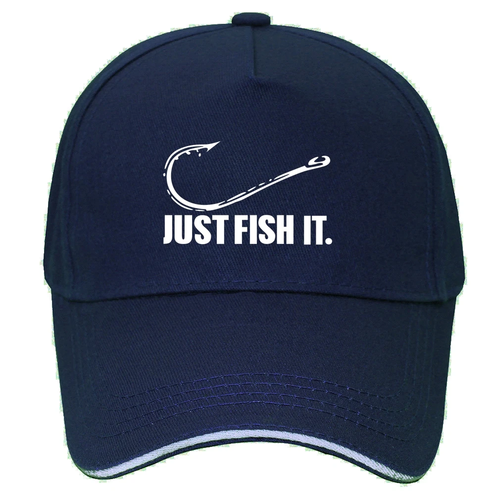 Забавная рыболовная приманка с крючком Love Just Fish It для рыбалки и снастей бейсболка