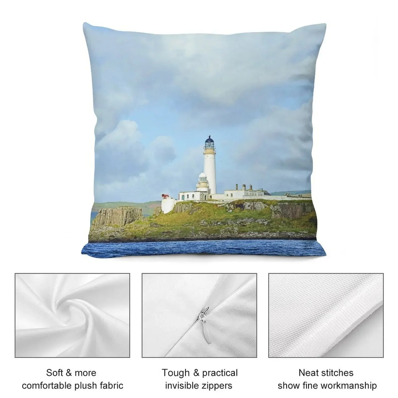 P뷰 Isle Lighthouse Scotland Декоративная подушка Плед Диван Новогодняя