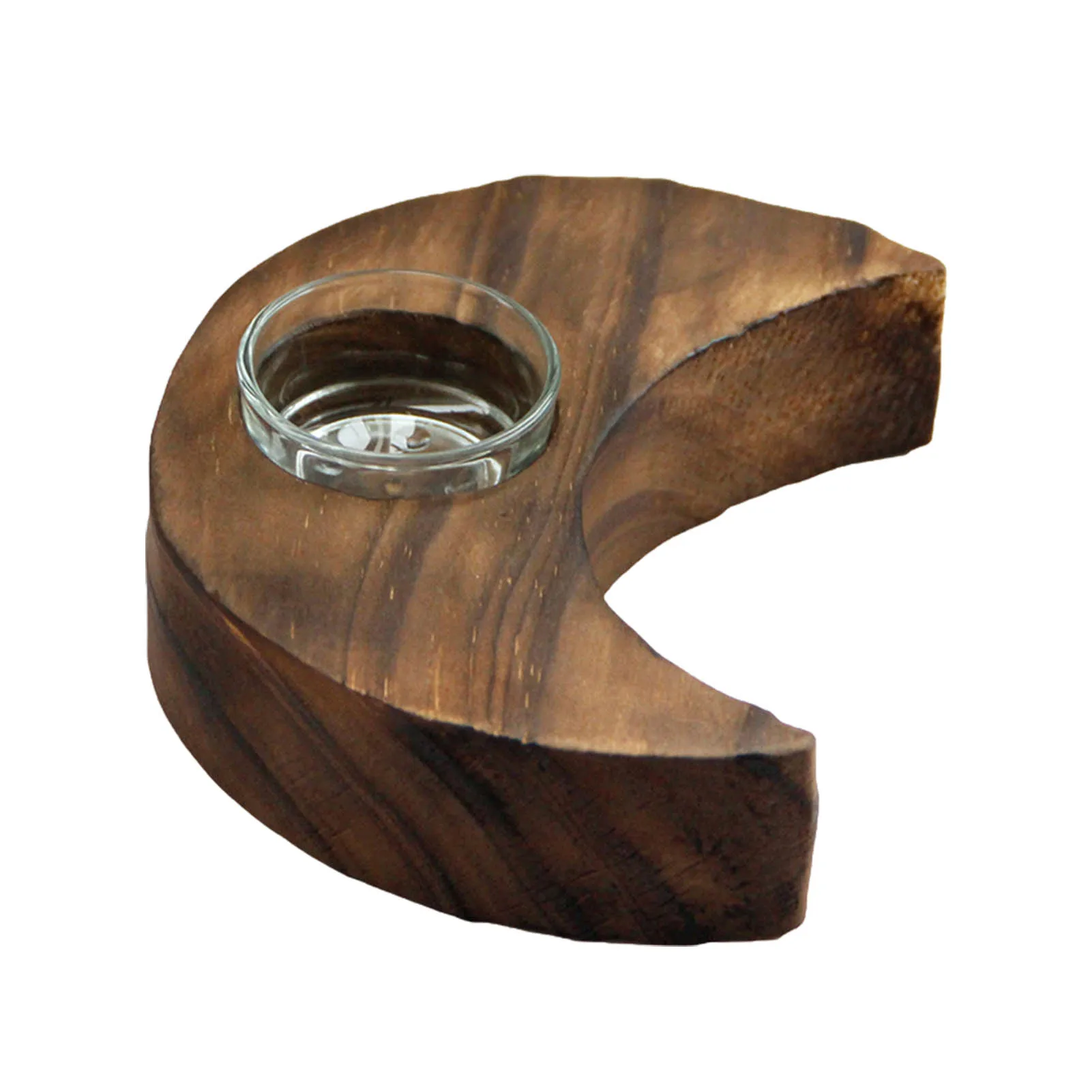 

Ramadan Mubarak Eid Decor Eid Craft Festive Decor Wooden Candle Holder Moon Incense Burner Candlestick Ornament Eid Ornaments