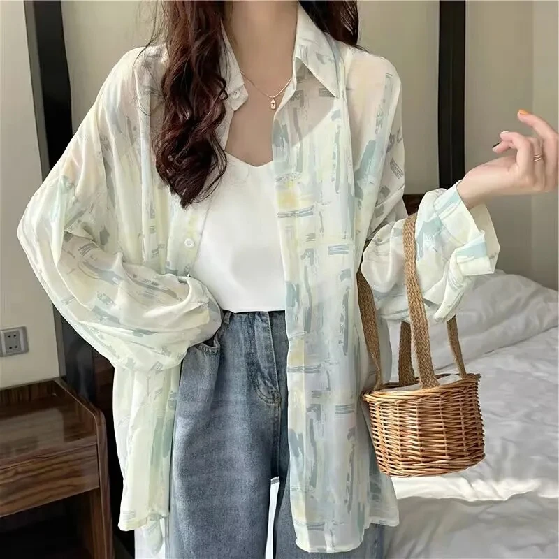 Женский тонкий летний свободный Джокер кардиган пальто из вискозы