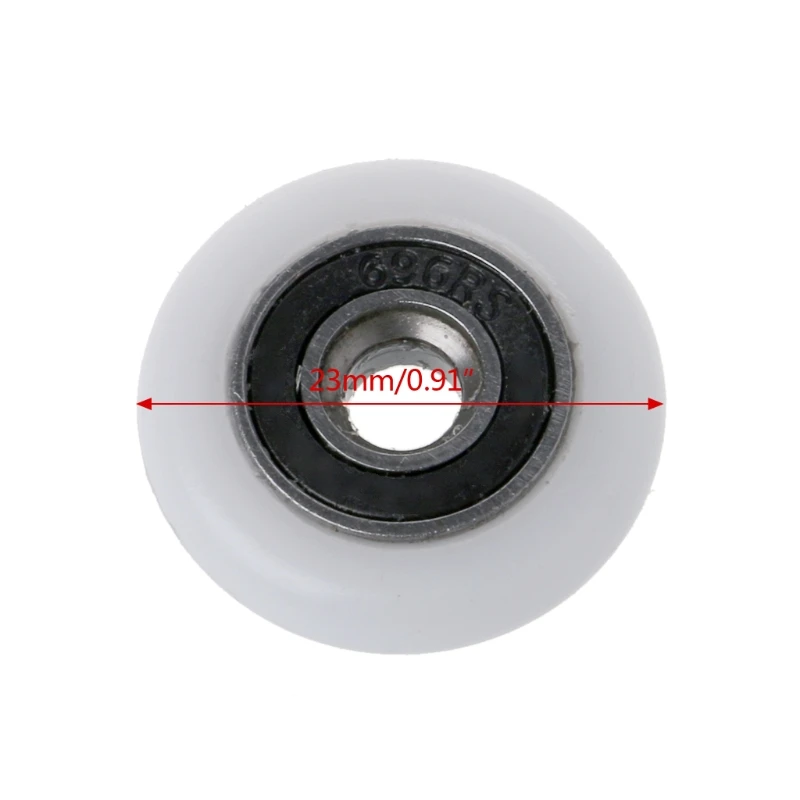 8PCS Shower Door Rollers Roller Diameter 23mm for The Bathroom Pan Glass Sliding Pulleys/Runners/Wheels Ultra-Quiet - купить по