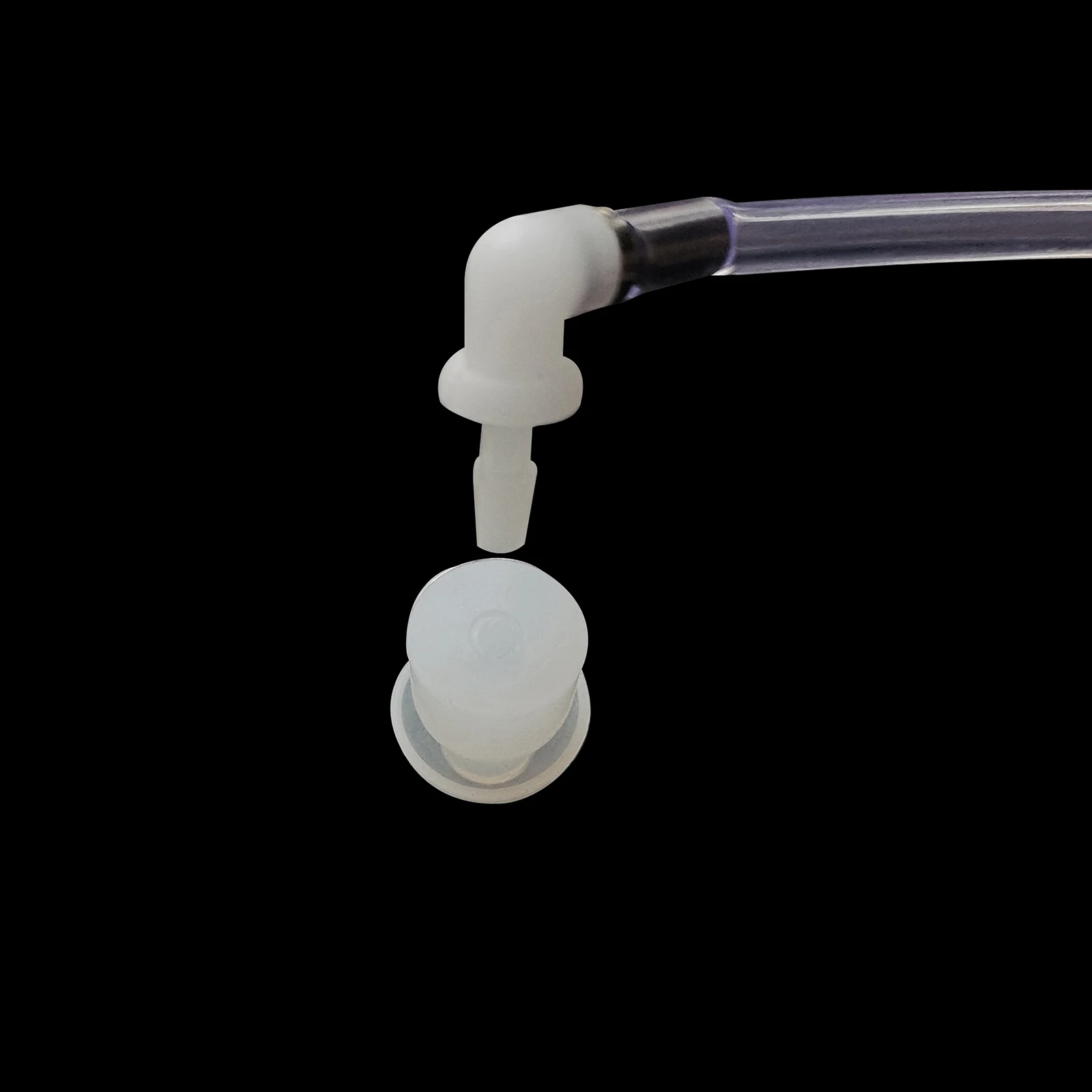 50Pack White Silicone Rubber Replacement Mushroom EarTips Earbud Compatible for Motorola Kenwood Icom Yaesu Baofeng HYT Midland