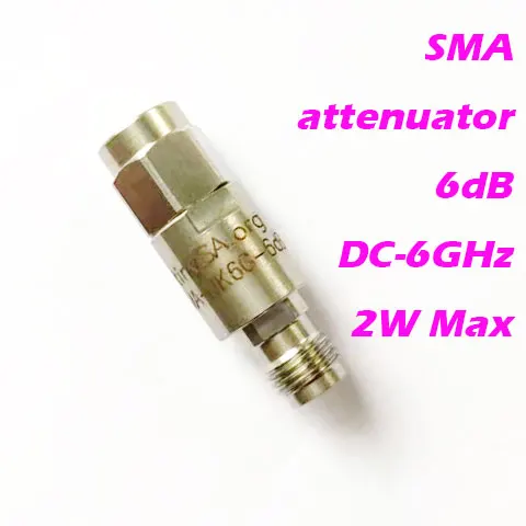 Фото SMA-аттенюатор 3дБ / 6дБ / 10дБ / 20дБ / 30дБ, N-типа аттенюатор 10дБ/50дБ, ступенчатый аттенюатор 20дБ/60дБ для TinySA и NanoVNA. №1