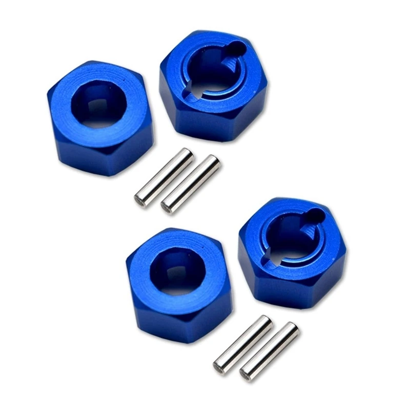 

4Pcs Metal Wheel Hex Hub Adapter Combiner for LOSI 1/18 Mini-T 2.0 2WD Stadium Truck RC Car Upgrade Parts