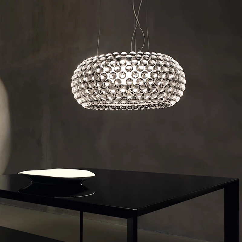 

Итальянский минималистичный подвесной светильник для ресторана, люстра, постмодерн, художественные бусины, гостиная, спальня, кабинет, атмосферная художественная лампа