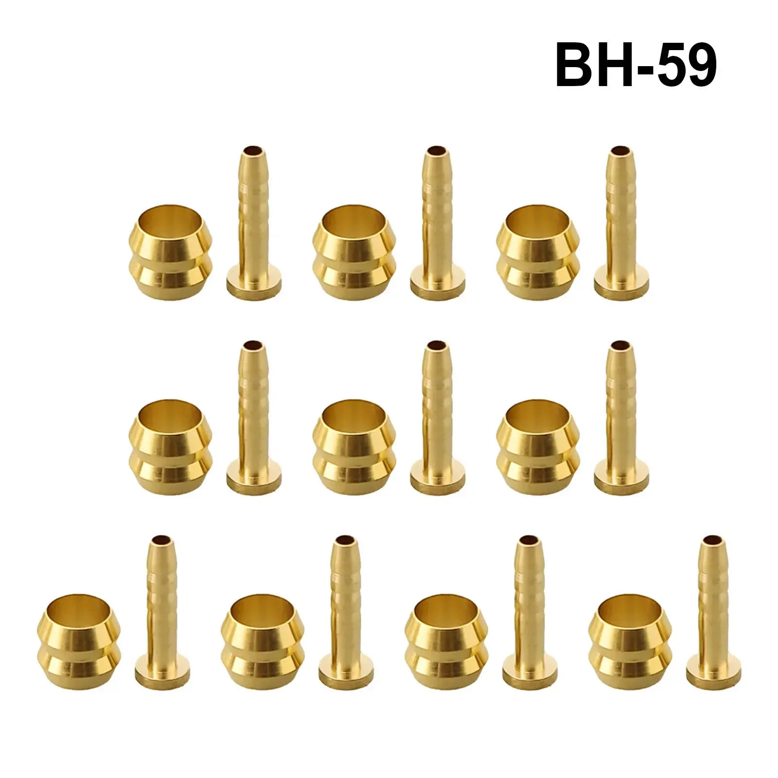 z 10-częściowym zestawem Olive Head Mountain Bike Oil Needle Connecter Insert BH90/BH59 Hydrauliczny wąż hamulcowy MTB Bicycle Tubing Cut-Off