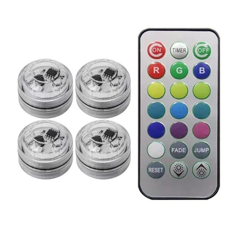 Светодиодные фонари для салона автомобиля окружающее освещение с дистанционным