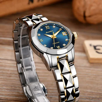 JSDUN Luxury Watch Women Bracelet Waterproof Automatic Mechanical Sapphire Crystal Watches Jewelry Ladies Clock Gift Top Brand 6