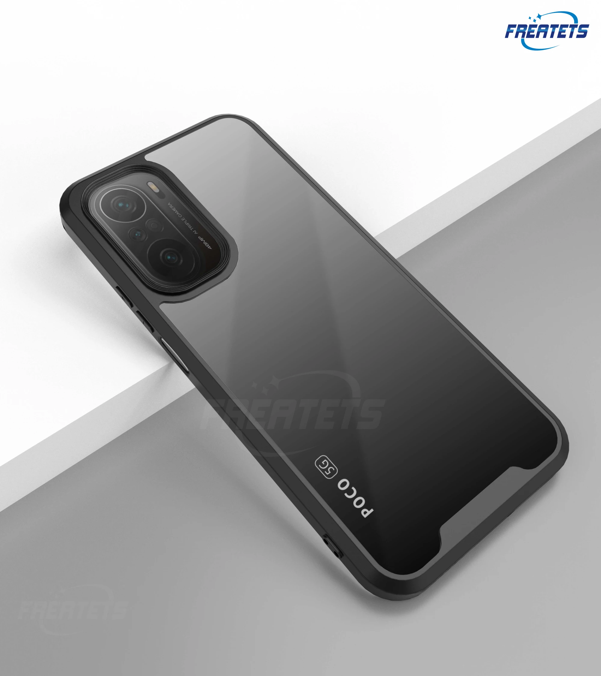 

For Xiaomi POCO F3 POCO M4 Pro 5G Case enhanced drop protection elastic TPU transparent hardcover ultra-thin cover