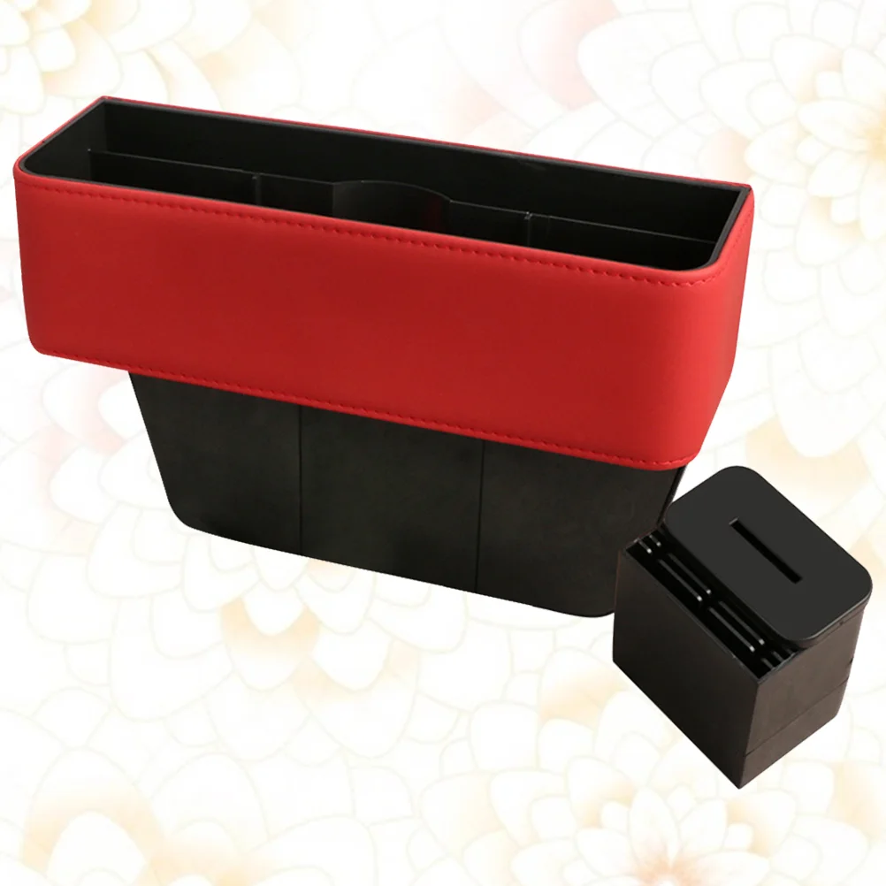 

Car Gap Box Car Seat Crack Box Creative Practical Car Storage Case (Red)